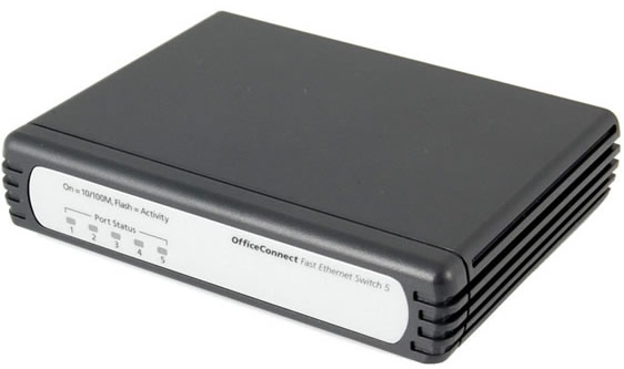 Switch 3com / HP Fashion V1405-8 com 8 portas 10/100 Mbps RJ45  PN 3COM: 3CFSU08